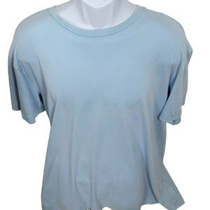 Cremieux Men's XXL Slim Fit Light Blue Suprima Cotton Tee-Shirt, Wahed Down, NWT